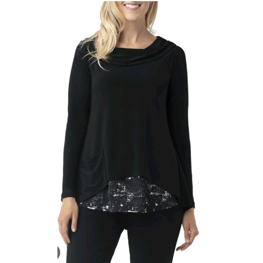 NWT Sympli 12 Whisper Split Back Tunic $163